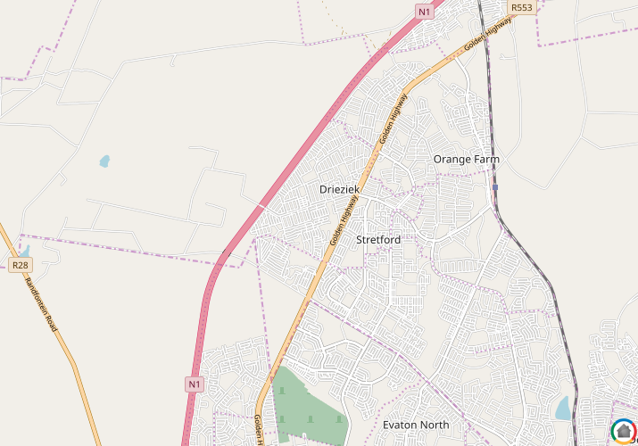 Map location of Drieziek